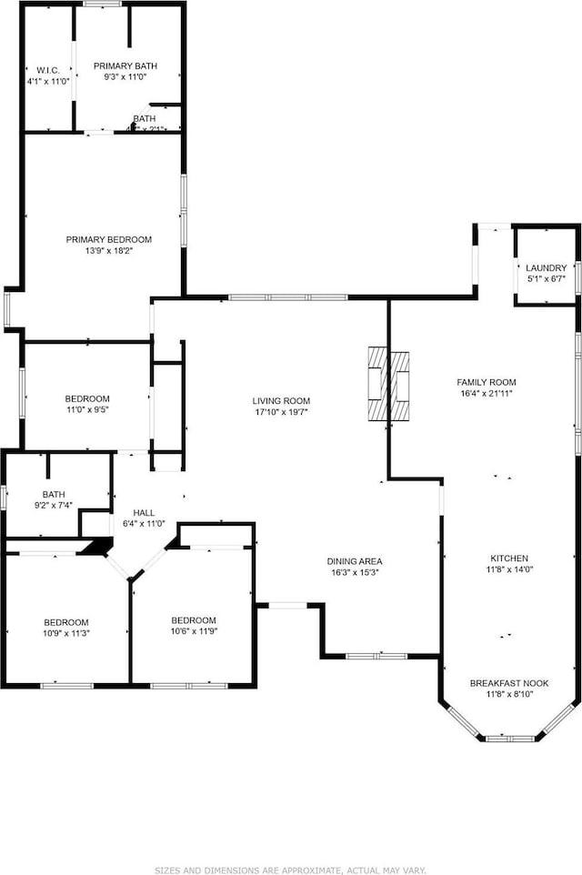 1801 Bent Brook Dr, Mesquite, TX 75181 - view of floor plan / room layout