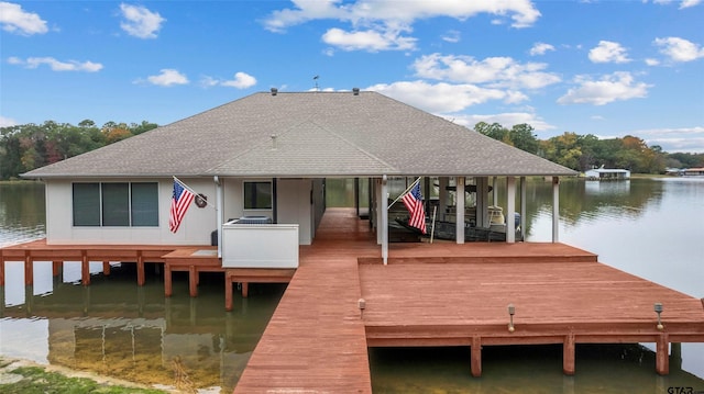 13735 Peninsula Rd, Whitehouse, TX 75791 - dock area with a water view