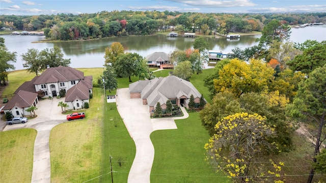 13735 Peninsula Rd, Whitehouse, TX 75791 - view from above of property with a large body of water