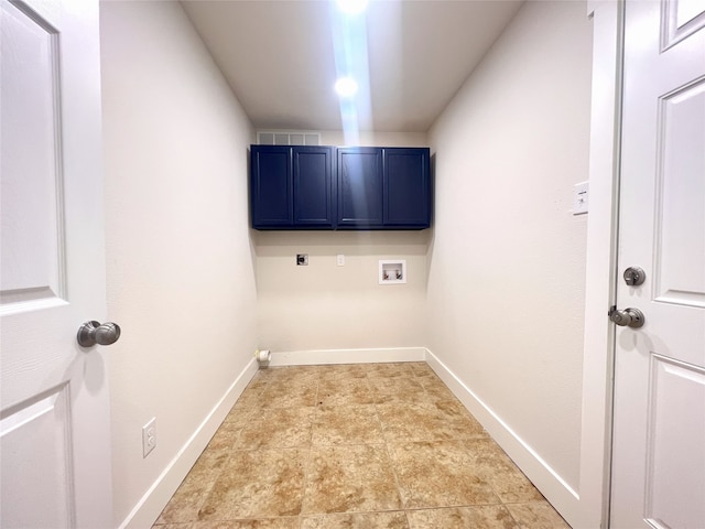 104 Kimberly St, Sulphur Springs, TX 75482 - washroom with washer hookup, cabinet space, and electric dryer hookup