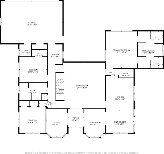 1000 Meadow Hill Rd, Fort Worth, TX 76108 - view of property floor plan