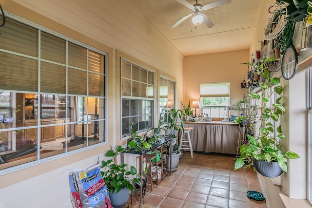 3148 Fm 66, Waxahachie, TX 75167 - sunroom / solarium with ceiling fan