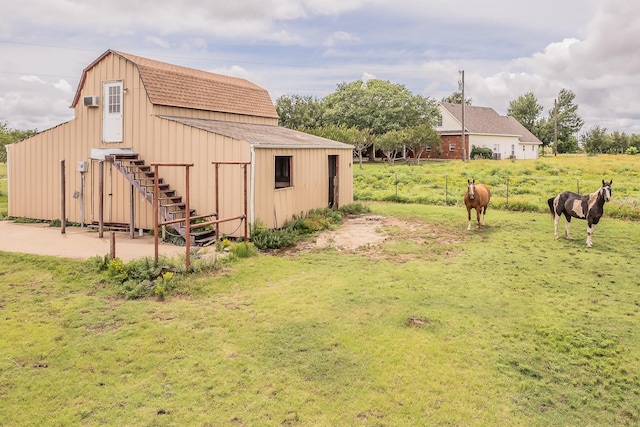 3148 Fm 66, Waxahachie, TX 75167 - view of grassy yard featuring a barn and an outdoor structure