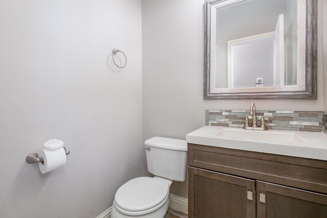838 Bear Branch Ct, Rockwall, TX 75087 - bathroom featuring vanity and tasteful backsplash