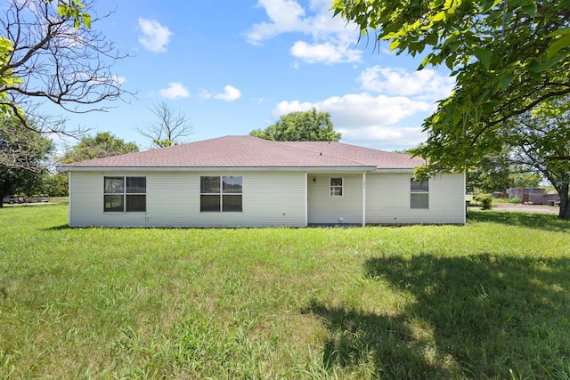 1206 Fm 902, Howe, TX 75090 - back of property with a yard and a shingled roof