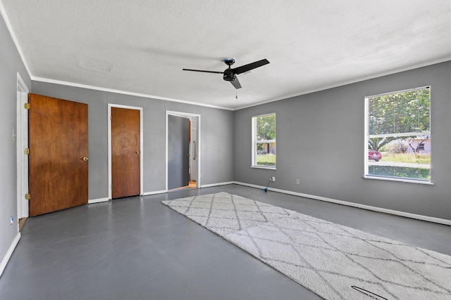 1206 Fm 902, Howe, TX 75090 - unfurnished bedroom with concrete floors and ceiling fan