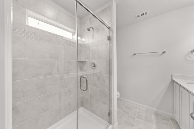 212 Griffith Dr, Princeton, TX 75407 - full bath featuring a shower stall, vanity, and tile patterned flooring