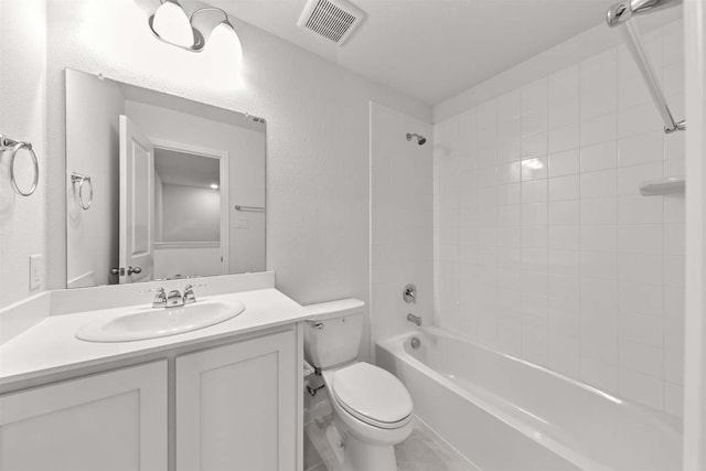 212 Griffith Dr, Princeton, TX 75407 - bathroom featuring vanity, shower / tub combination, and a textured wall