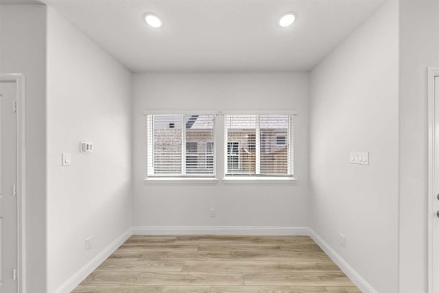 212 Griffith Dr, Princeton, TX 75407 - unfurnished room with light wood-style flooring and recessed lighting