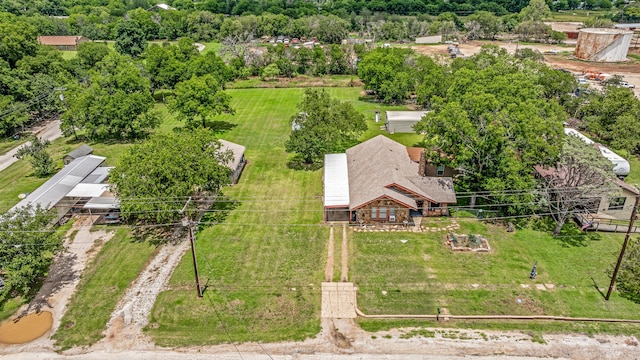 509 W Reynosa Ave, De Leon, TX 76444 - drone / aerial view of a tree filled landscape