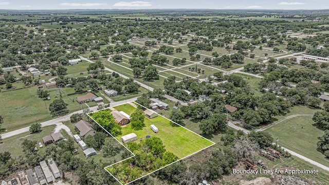 509 W Reynosa Ave, De Leon, TX 76444 - aerial view of property's location with property boundaries highlighted