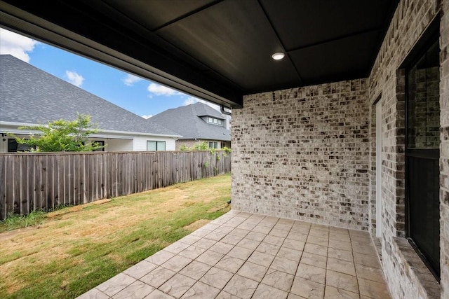13017 Rainier, Woodway, TX 76712 - fenced backyard featuring a patio