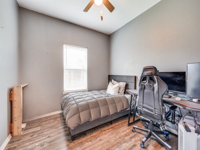 400 Autry Blvd, Gunter, TX 75058 - bedroom with wood finished floors and ceiling fan