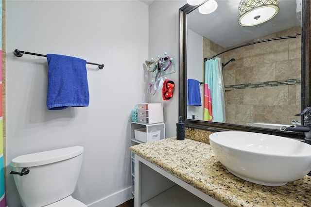 209 Walnut St, Sanger, TX 76266 - full bath featuring vanity and a tile shower