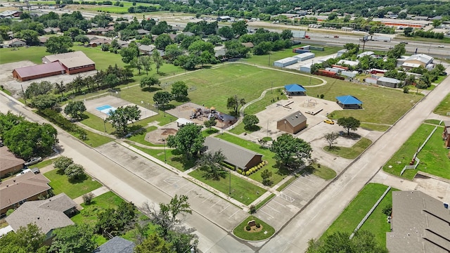 209 Walnut St, Sanger, TX 76266 - aerial perspective of suburban area