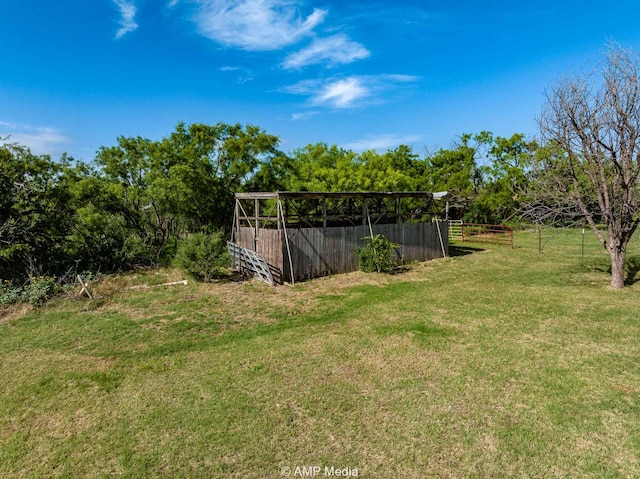 2306 County Road 475, Anson, TX 79501 - view of yard