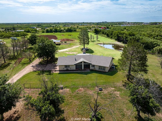 2306 County Road 475, Anson, TX 79501 - view from above of property with a nearby body of water
