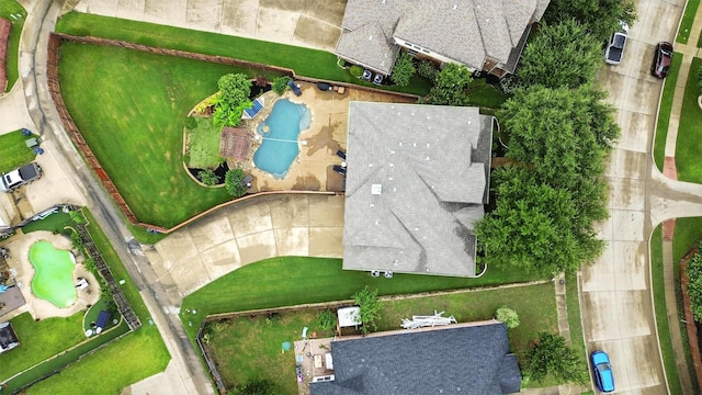 1330 Scarboro Hills Ln, Rockwall, TX 75087 - aerial view of a pool