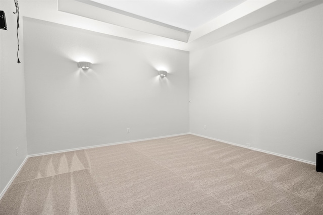 908 Trinity Dr, Lancaster, TX 75146 - carpeted spare room with baseboards and a raised ceiling