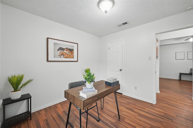 515 Signal Hill Ct S, Fort Worth, TX 76112 - office space featuring wood finished floors and a textured ceiling