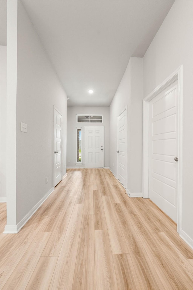 4020 Centerfire Rd, Waco, TX 76705 - foyer entrance with light wood-style flooring and recessed lighting