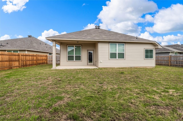4020 Centerfire Rd, Waco, TX 76705 - back of property featuring a patio area and a fenced backyard