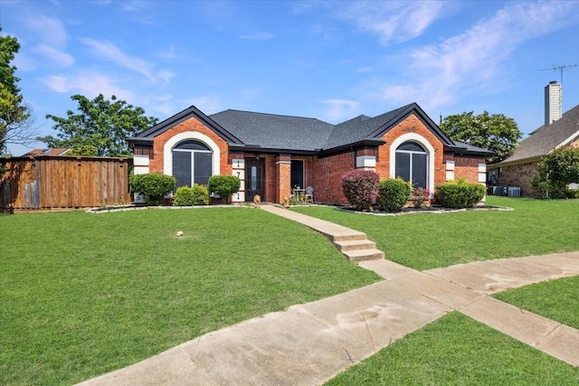1701 Prairie Creek Ct, Garland, TX 75040 - view of front of property with brick siding and a shingled roof