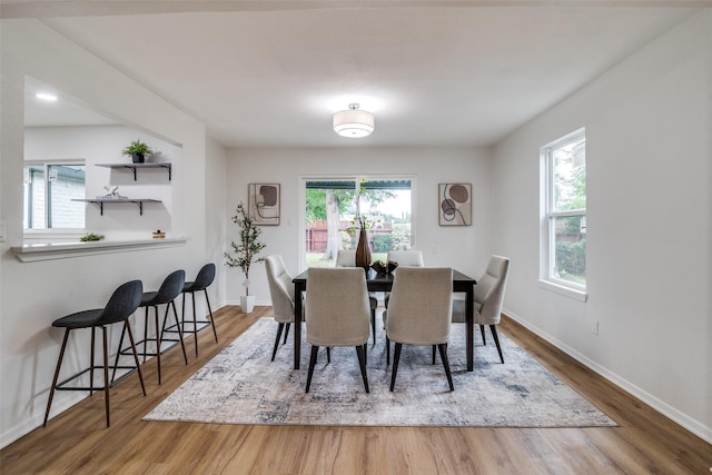 601 Red Ash Cir, Mesquite, TX 75150 - dining space featuring wood finished floors and baseboards