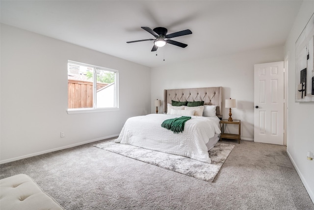 601 Red Ash Cir, Mesquite, TX 75150 - bedroom with carpet flooring and a ceiling fan