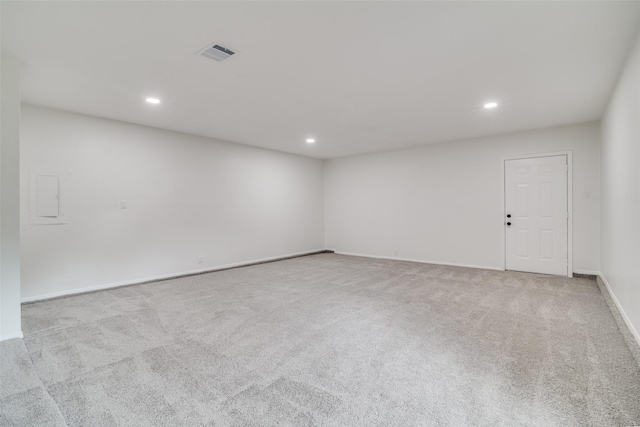 601 Red Ash Cir, Mesquite, TX 75150 - carpeted empty room with recessed lighting and electric panel
