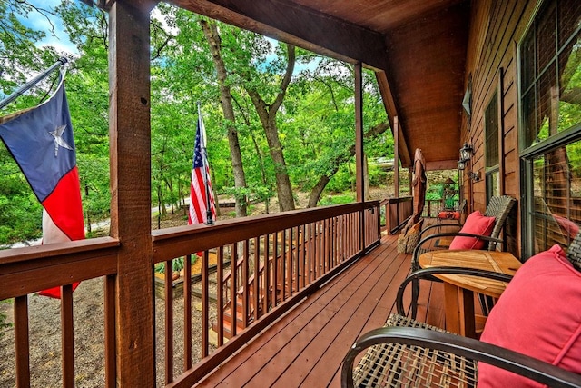 188 Hacienda, Pottsboro, TX 75076 - view of deck