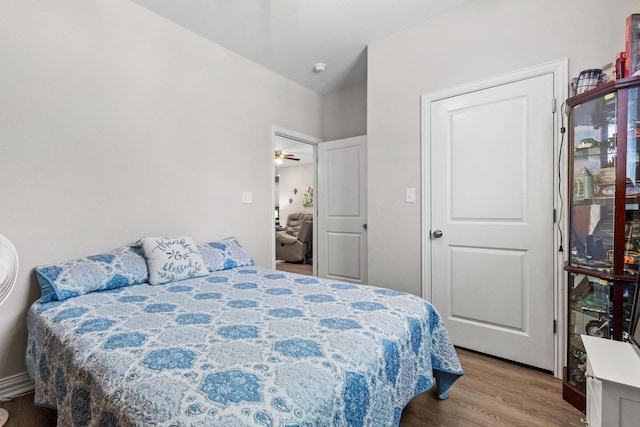 409 N Houston Ave, Denison, TX 75021 - bedroom with wood finished floors