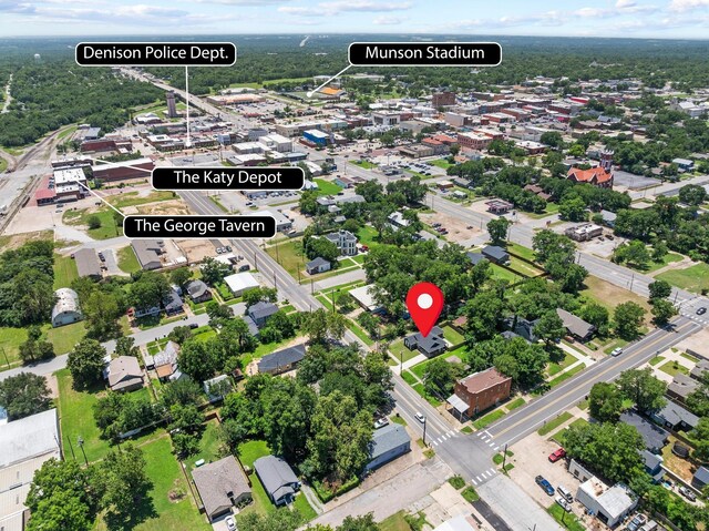 409 N Houston Ave, Denison, TX 75021 - aerial view of property's location