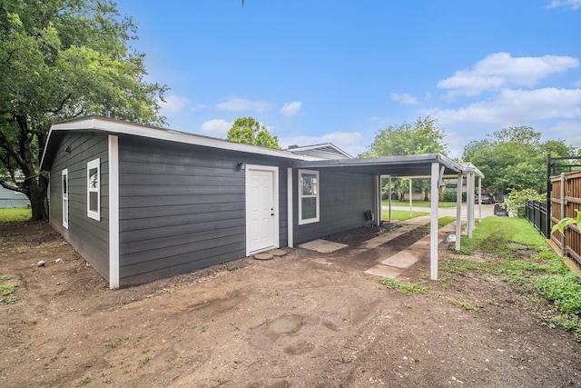 5525 Lester Granger Dr, Fort Worth, TX 76112 - view of outdoor structure featuring a carport