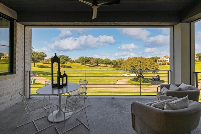 350 O Connor Ridge Blvd Unit 12, Irving, TX 75038 - balcony featuring view of golf course