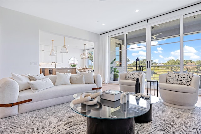 350 O Connor Ridge Blvd Unit 12, Irving, TX 75038 - living room with recessed lighting and french doors