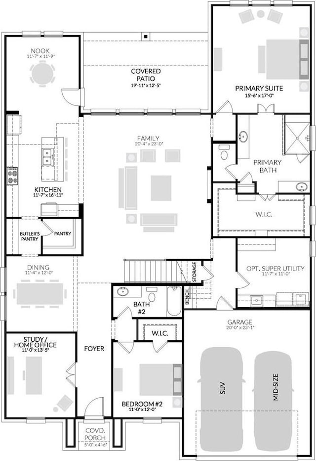 413 Coyote Creek Dr, Lavon, TX 75166 - view of home floor plan