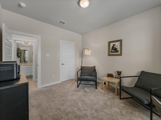 413 Coyote Creek Dr, Lavon, TX 75166 - living area with light carpet and baseboards