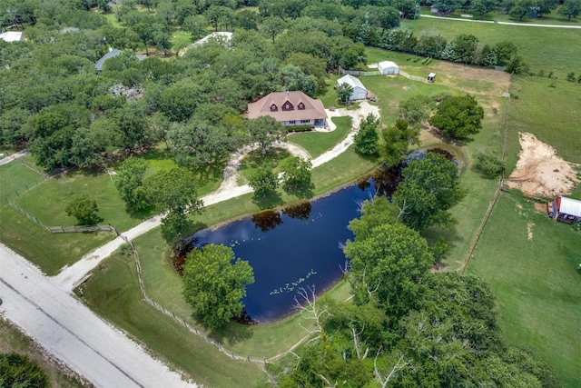 412 Paradise Canyon Cir, Paradise, TX 76073 - aerial view of property and surrounding area with a large body of water