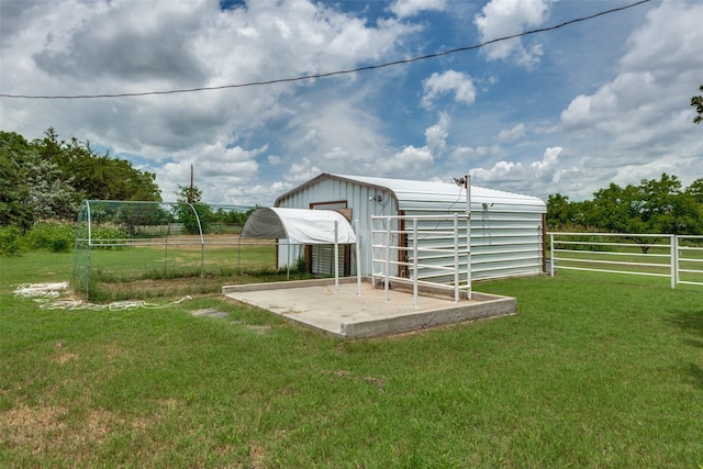412 Paradise Canyon Cir, Paradise, TX 76073 - view of yard with an outbuilding and a garage