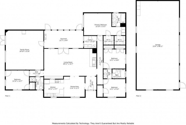 12869 Fm 1385, Pilot Point, TX 76258 - view of floor plan / room layout