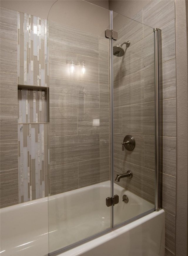 12953 Hurricane Ln, Fort Worth, TX 76244 - full bathroom with shower / bath combination with glass door