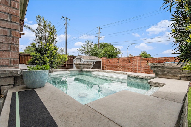 12953 Hurricane Ln, Fort Worth, TX 76244 - view of pool featuring a fenced backyard and a patio area