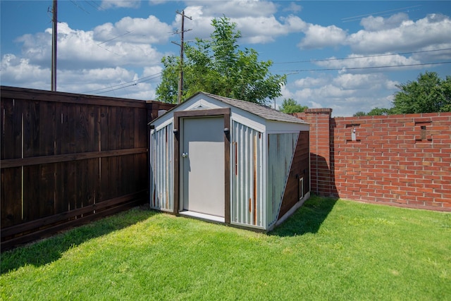 12953 Hurricane Ln, Fort Worth, TX 76244 - view of shed featuring a fenced backyard
