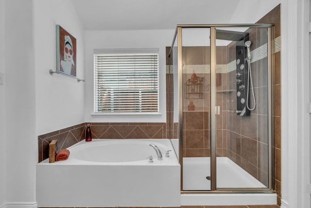 9700 Mulligan Dr, Mckinney, TX 75072 - full bathroom with a bath and a stall shower
