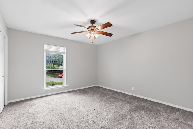 6767 Winifred Dr, Fort Worth, TX 76133 - carpeted spare room with a ceiling fan and baseboards