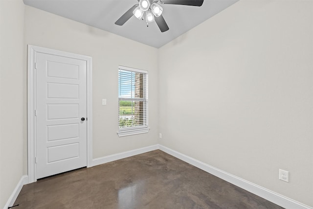 5500 Black Horse, Waco, TX 76708 - unfurnished room with concrete flooring and ceiling fan