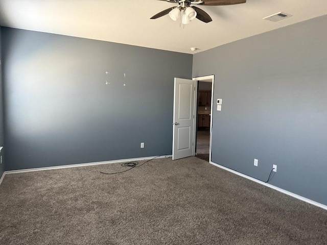 312 Wagon Wheel Dr, Josephine, TX 75189 - carpeted empty room with a ceiling fan and baseboards