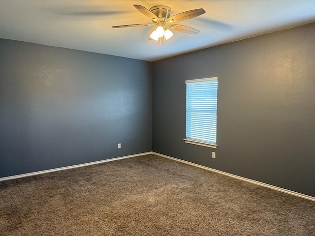 312 Wagon Wheel Dr, Josephine, TX 75189 - carpeted spare room featuring ceiling fan and baseboards