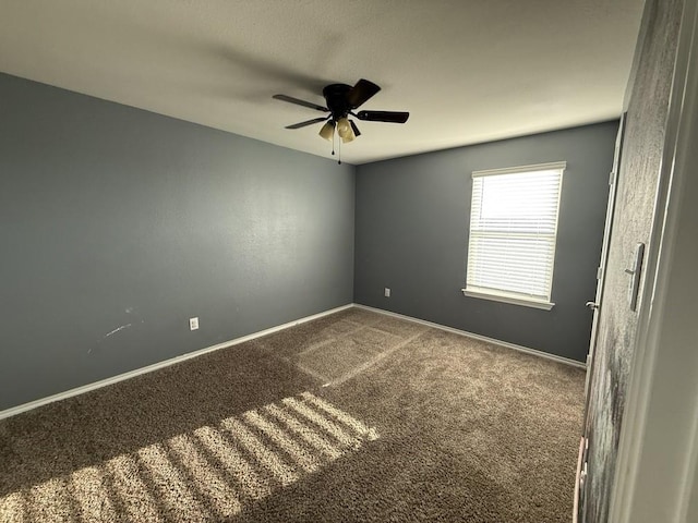 312 Wagon Wheel Dr, Josephine, TX 75189 - carpeted empty room with ceiling fan and baseboards